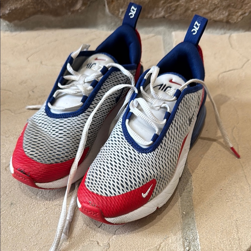 Nike kids Air Max Red and Blue Sneakers